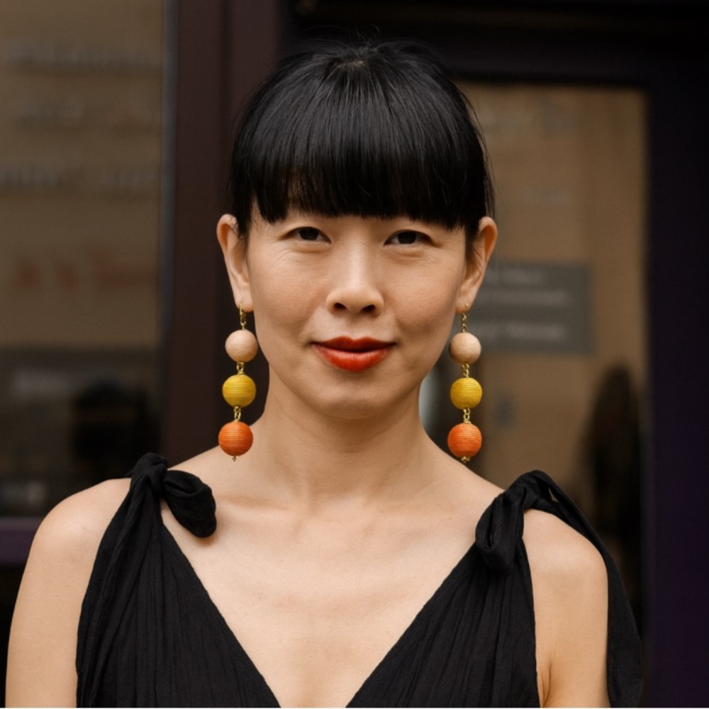 Multicolor drop earrings